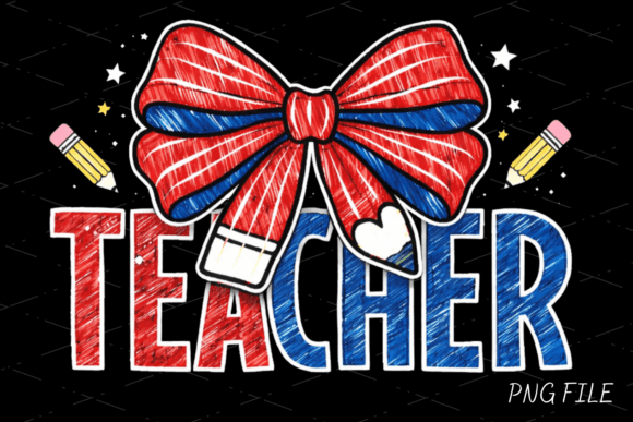 Designing the Perfect Patriotic Teacher Bow Shirt PNG for Classroom Identity